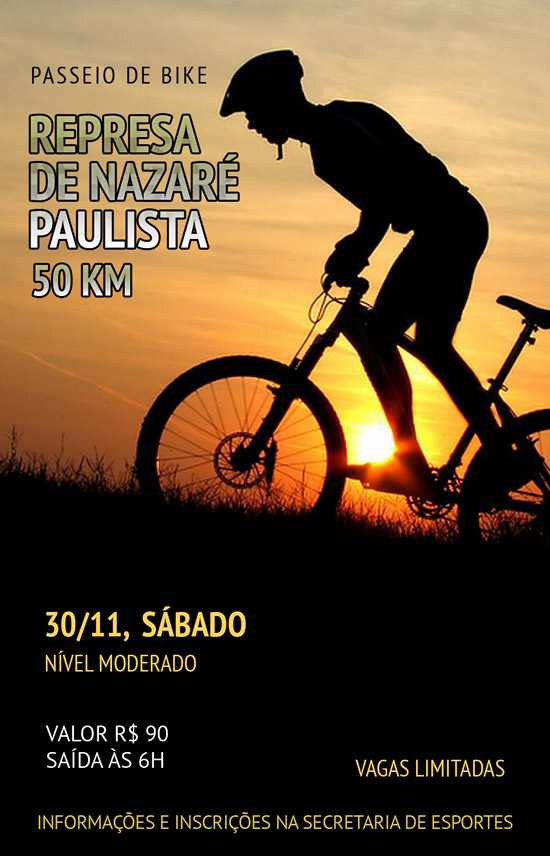 Clube Paulistano - Passeio-de-Bike-Represa-Nazare-Paulista