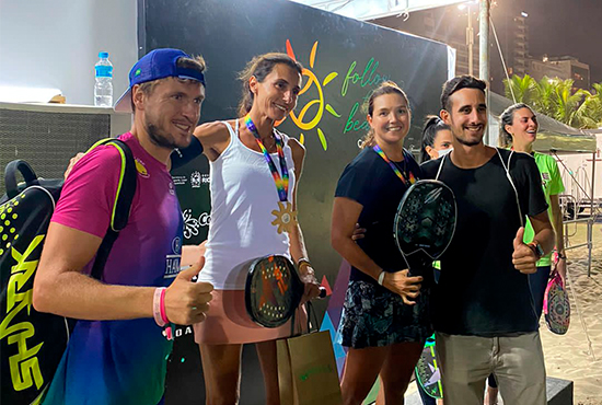 André Baran, número 1 do Brasil no Beach Tennis, é campeão por equipes e  vice individual no Rio